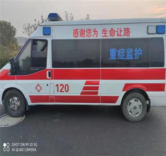 会山镇救护车出租服务案例3